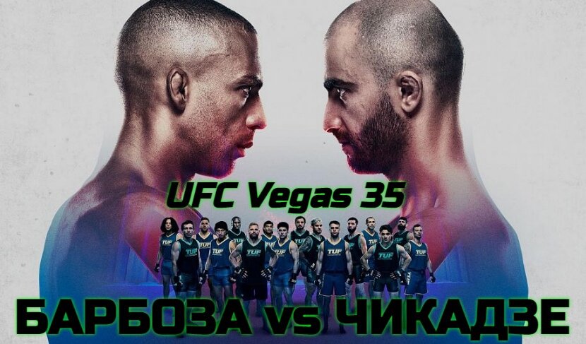 Результаты UFC Vegas 35: полный бой Барбоза - Чикадзе