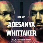 UFC 271: Адесанья - Уиттакер 2 прямая трансляция боя
