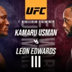 Прямая трансляция UFC 286: Леон Эдвардс - Камару Усман 3