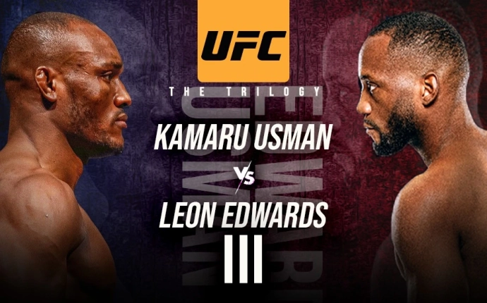 Прямая трансляция UFC 286: Леон Эдвардс - Камару Усман 3